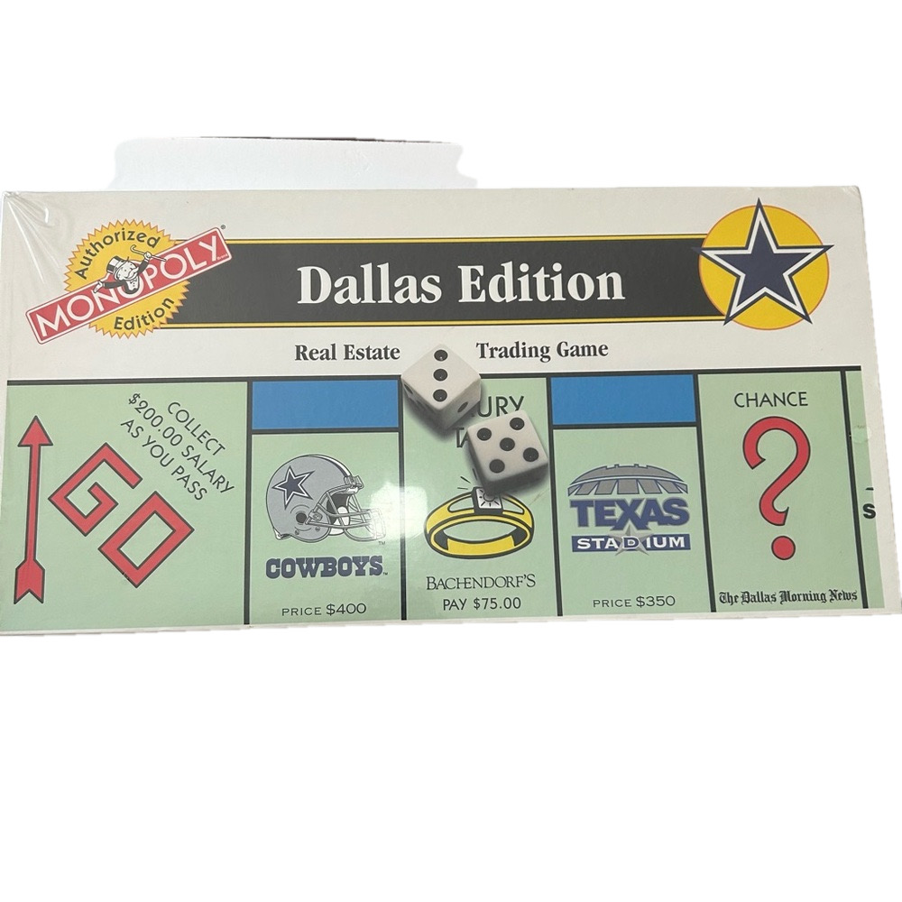 Monopoly Dallas 1995 Edition